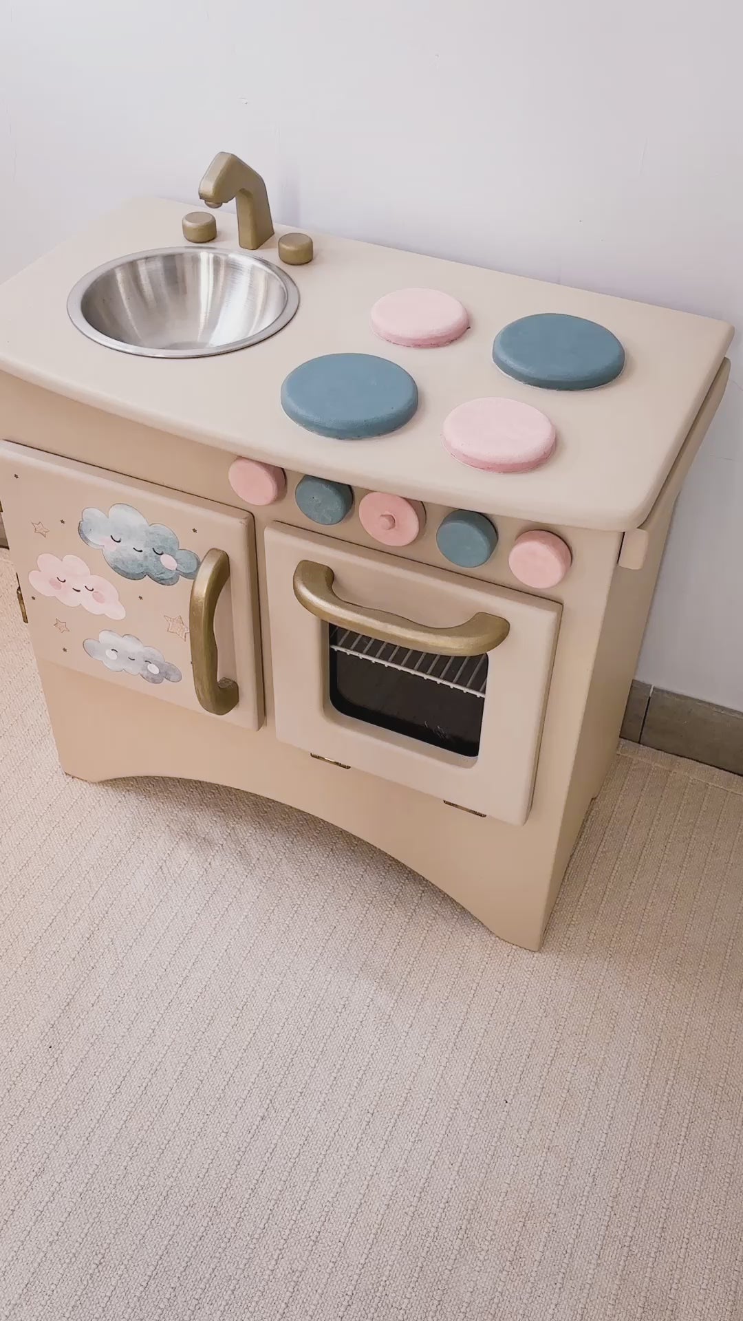 Wooden Play Kitchen