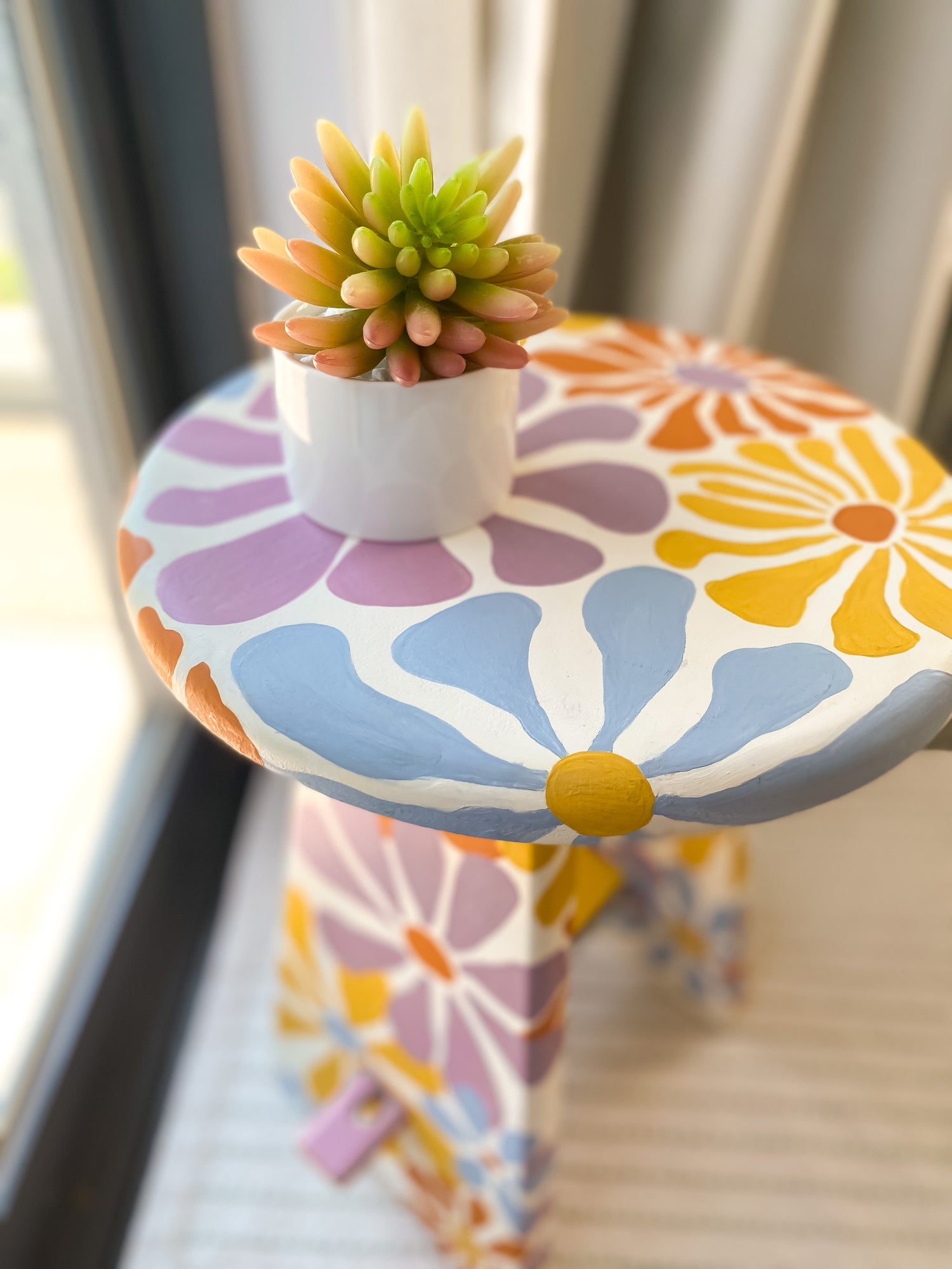 Flower Power Stool